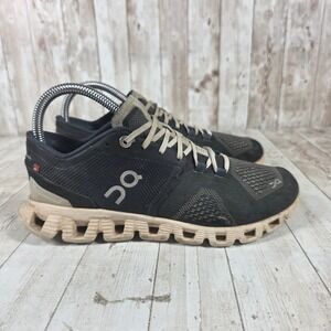 On Cloud Women's Running‎ Shoes Black Beige CloudTec Helion Size 8.5